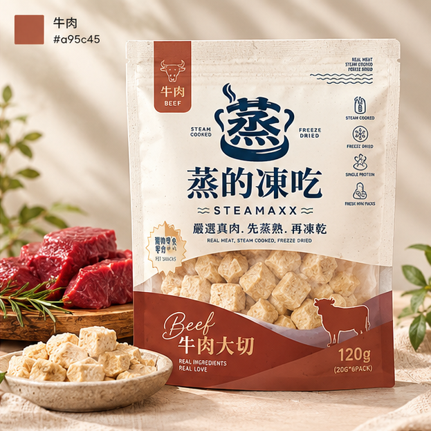 Steamaxx 熟肉凍乾大切-牛肉