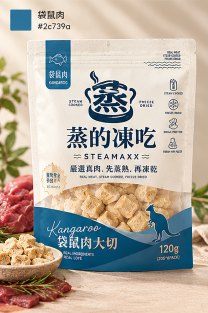 Steamaxx 熟肉凍乾大切-袋鼠肉
