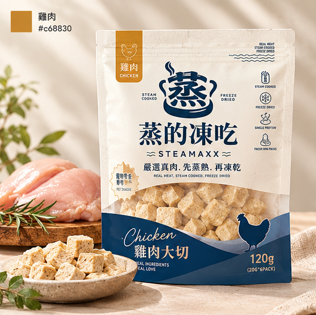 Steamaxx 熟肉凍乾大切－雞肉